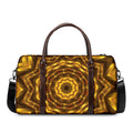 Golden Kaleidoscope Print Duffel Bag