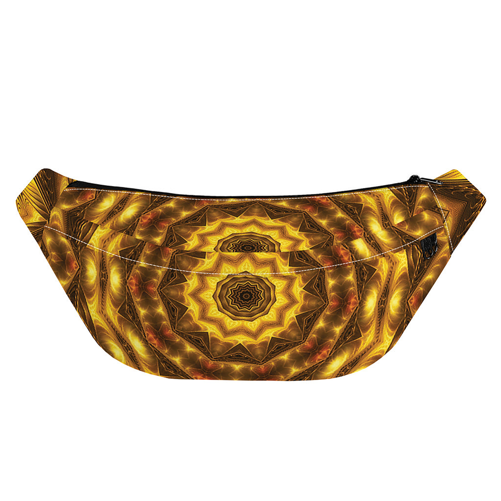 Golden Kaleidoscope Print Fanny Pack