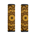 Golden Kaleidoscope Print Handle Covers
