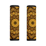 Golden Kaleidoscope Print Handle Covers