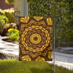 Golden Kaleidoscope Print House Flag