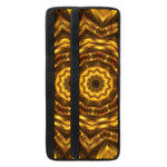 Golden Kaleidoscope Print Refrigerator Handle Covers