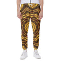 Golden Kaleidoscope Print Joggers