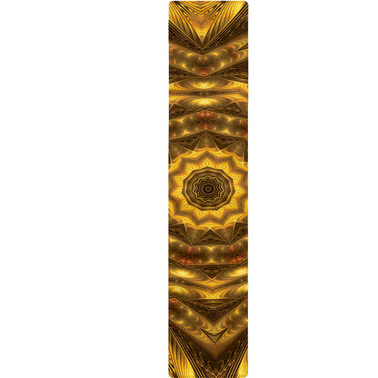 Golden Kaleidoscope Print Table Runner