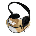 Golden Kanagawa Wave Print Pet Sling Carrier