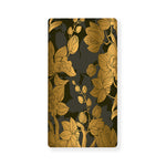 Golden Orchid Pattern Print Baby Crib Sheet