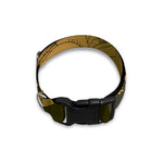 Golden Orchid Pattern Print Dog Collar
