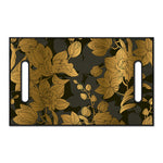 Golden Orchid Pattern Print Golf Cart Seat Cover