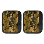 Golden Orchid Pattern Print Handle Covers