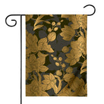 Golden Orchid Pattern Print House Flag