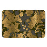 Golden Orchid Pattern Print Indoor Door Mat
