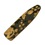 Golden Orchid Pattern Print Ironing Board Cover