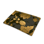 Golden Orchid Pattern Print Pet Cooling Mat Cover
