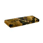 Golden Orchid Pattern Print Piano Keyboard Cover