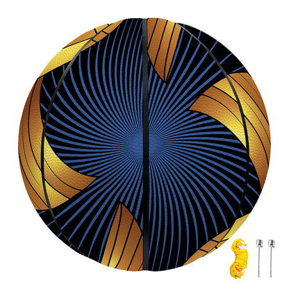 Golden Pisces Zodiac Sign Print Basketball