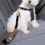 Golden Pisces Zodiac Sign Print Dog Seat Belt