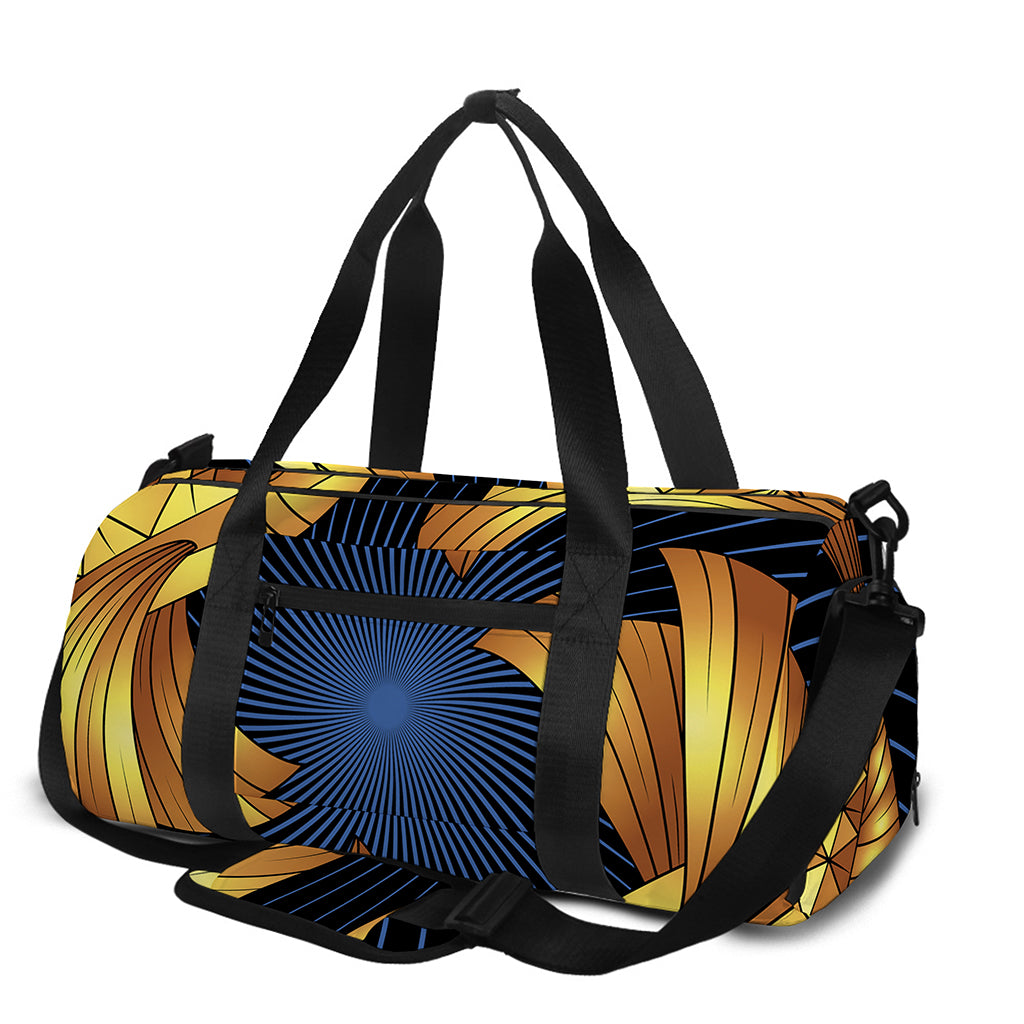 Golden Pisces Zodiac Sign Print Gym Bag