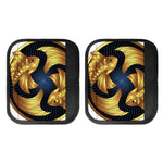 Golden Pisces Zodiac Sign Print Handle Covers