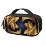 Golden Pisces Zodiac Sign Print Insulin Cooler Travel Case