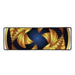 Golden Pisces Zodiac Sign Print Long Kitchen Mat