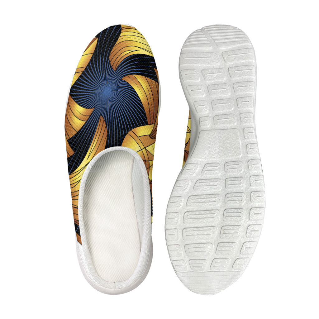 Golden Pisces Zodiac Sign Print Mesh Casual Shoes