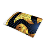 Golden Pisces Zodiac Sign Print Pet Cooling Mat Cover