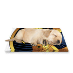Golden Pisces Zodiac Sign Print Pet Cooling Mat Cover