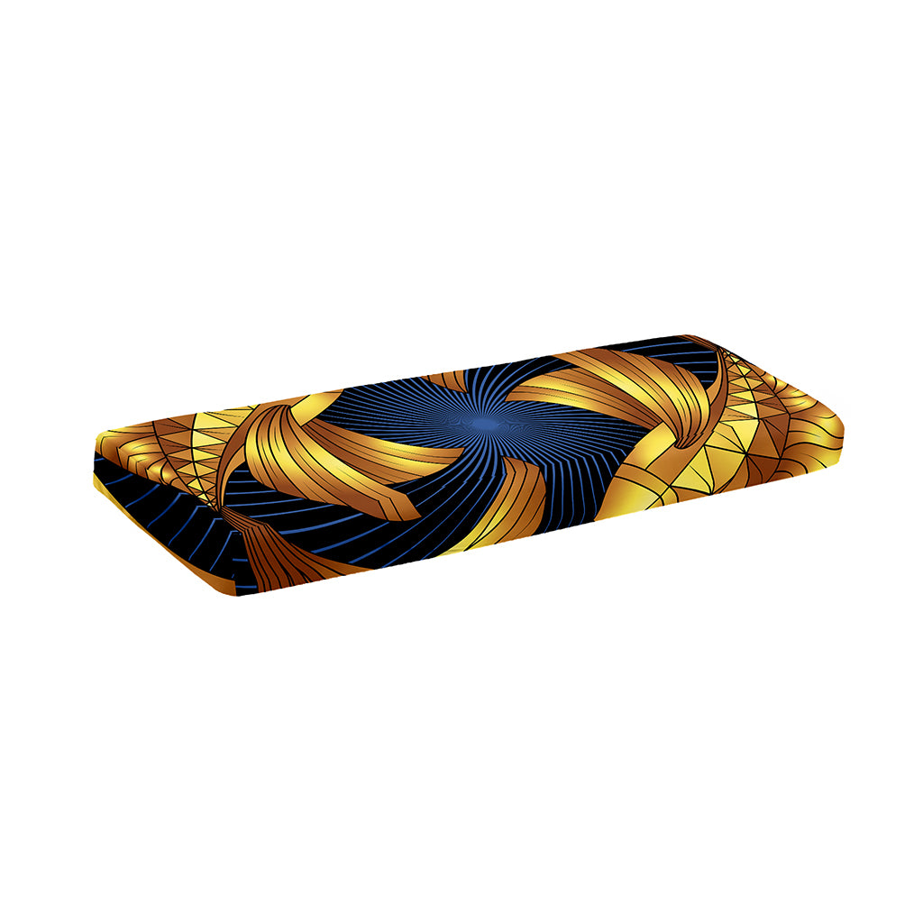 Golden Pisces Zodiac Sign Print Piano Keyboard Cover