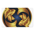 Golden Pisces Zodiac Sign Print Polyester Doormat