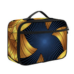 Golden Pisces Zodiac Sign Print Portable Lunch Bag