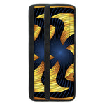 Golden Pisces Zodiac Sign Print Refrigerator Handle Covers