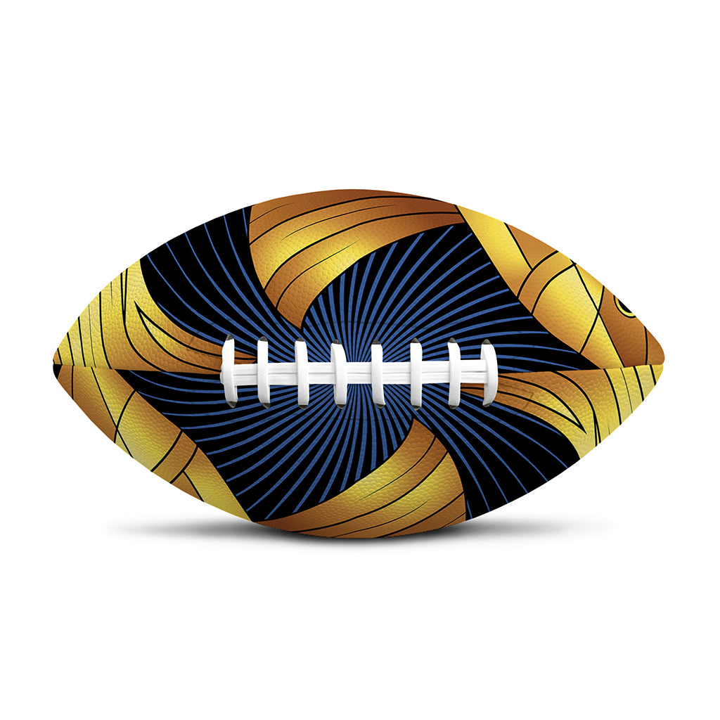 Golden Pisces Zodiac Sign Print Rugby Ball