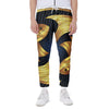 Golden Pisces Zodiac Sign Print Scuba Joggers