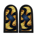Golden Pisces Zodiac Sign Print Skillet Handle Cover