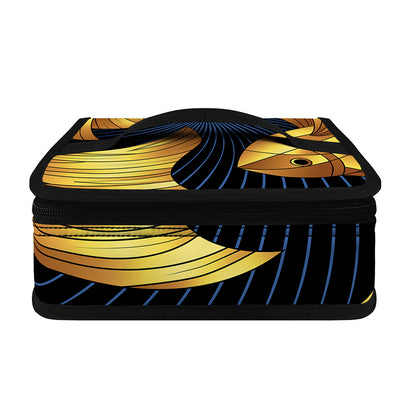 Golden Pisces Zodiac Sign Print Small Lunch Bag