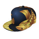 Golden Pisces Zodiac Sign Print Snapback Cap