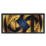 Golden Pisces Zodiac Sign Print Trifold Wallet