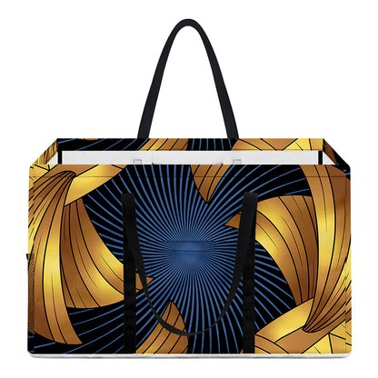 Golden Pisces Zodiac Sign Print Utility Tote Bag
