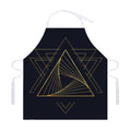 Golden Pyramid Print Adjustable Apron