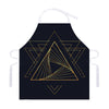 Golden Pyramid Print Adjustable Apron