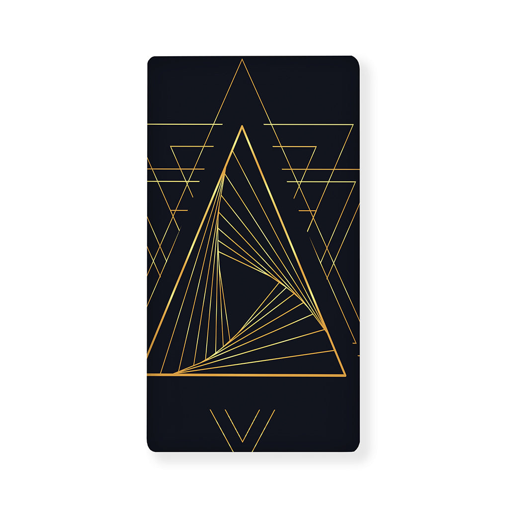 Golden Pyramid Print Baby Crib Sheet