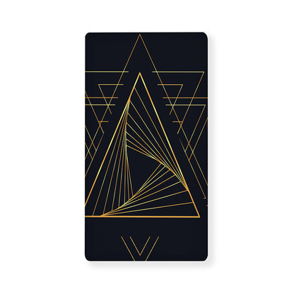 Golden Pyramid Print Baby Crib Sheet