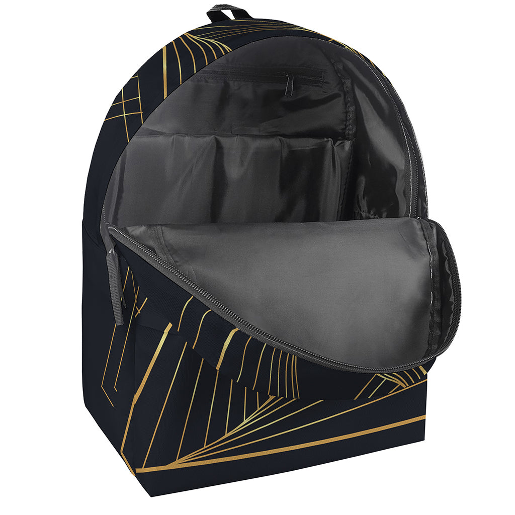 Golden Pyramid Print Backpack