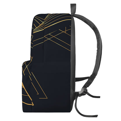 Golden Pyramid Print Backpack