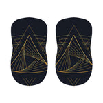 Golden Pyramid Print Bar Stool Covers