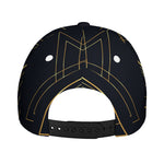 Golden Pyramid Print Baseball Cap