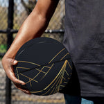 Golden Pyramid Print Basketball