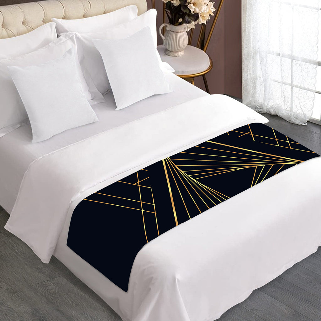 Golden Pyramid Print Bed Runner