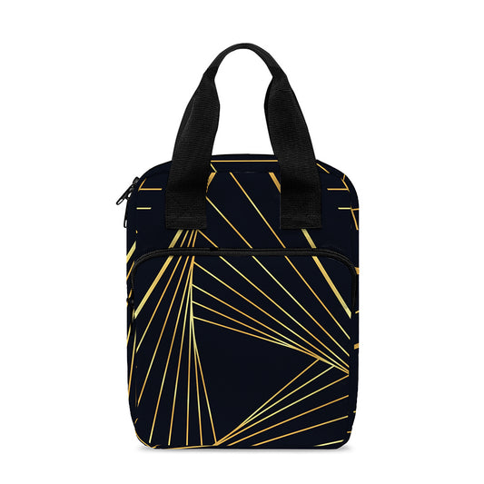 Golden Pyramid Print Bible Tote Bag
