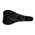 Golden Pyramid Print Bicycle Seat Cover